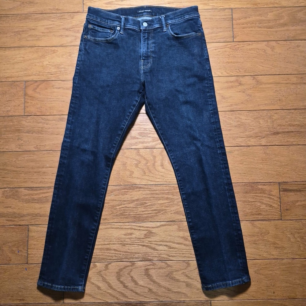 Lucky Brand 110 Men's Slim Flex Fit Blue Jeans 32x30 Dark wash Denim Jeans